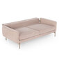 Trivietė sofa Kalune Design Mint, rožinė kaina ir informacija | Sofos | pigu.lt