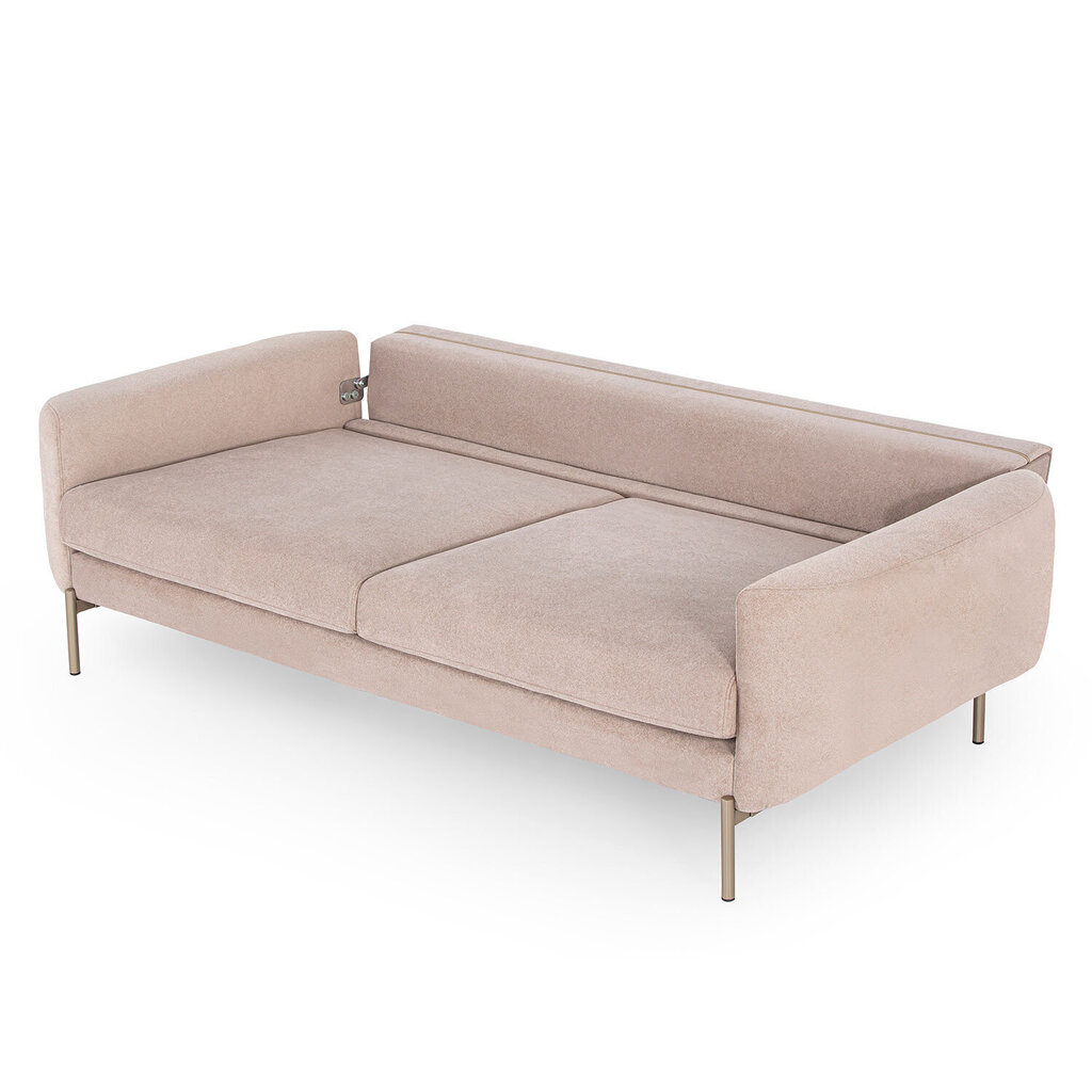 Trivietė sofa Kalune Design Mint, rožinė kaina ir informacija | Sofos | pigu.lt