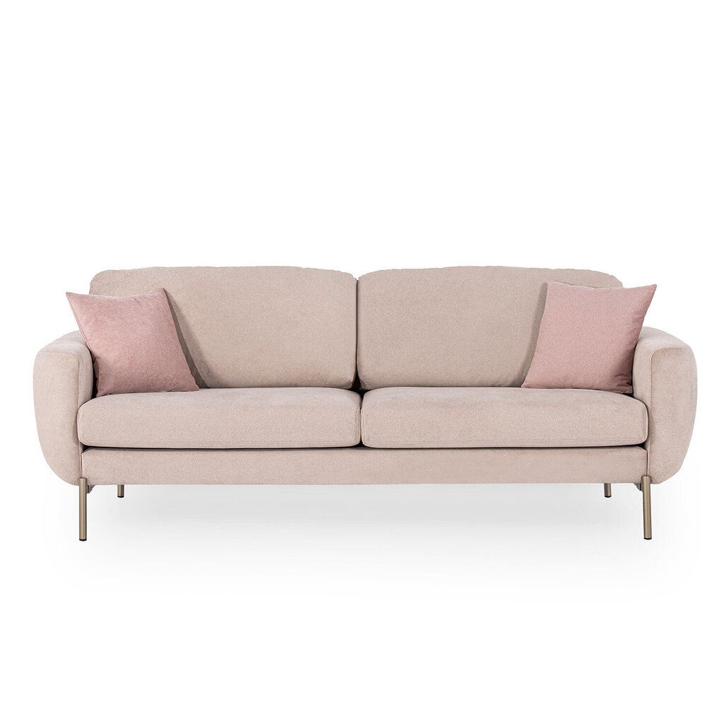 Trivietė sofa Kalune Design Mint, rožinė kaina ir informacija | Sofos | pigu.lt