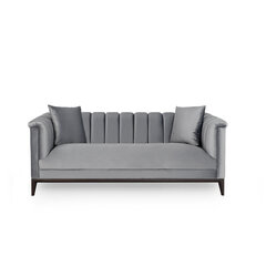 Dvivietė sofa Kalune Design Pera, pilka kaina ir informacija | Sofos | pigu.lt