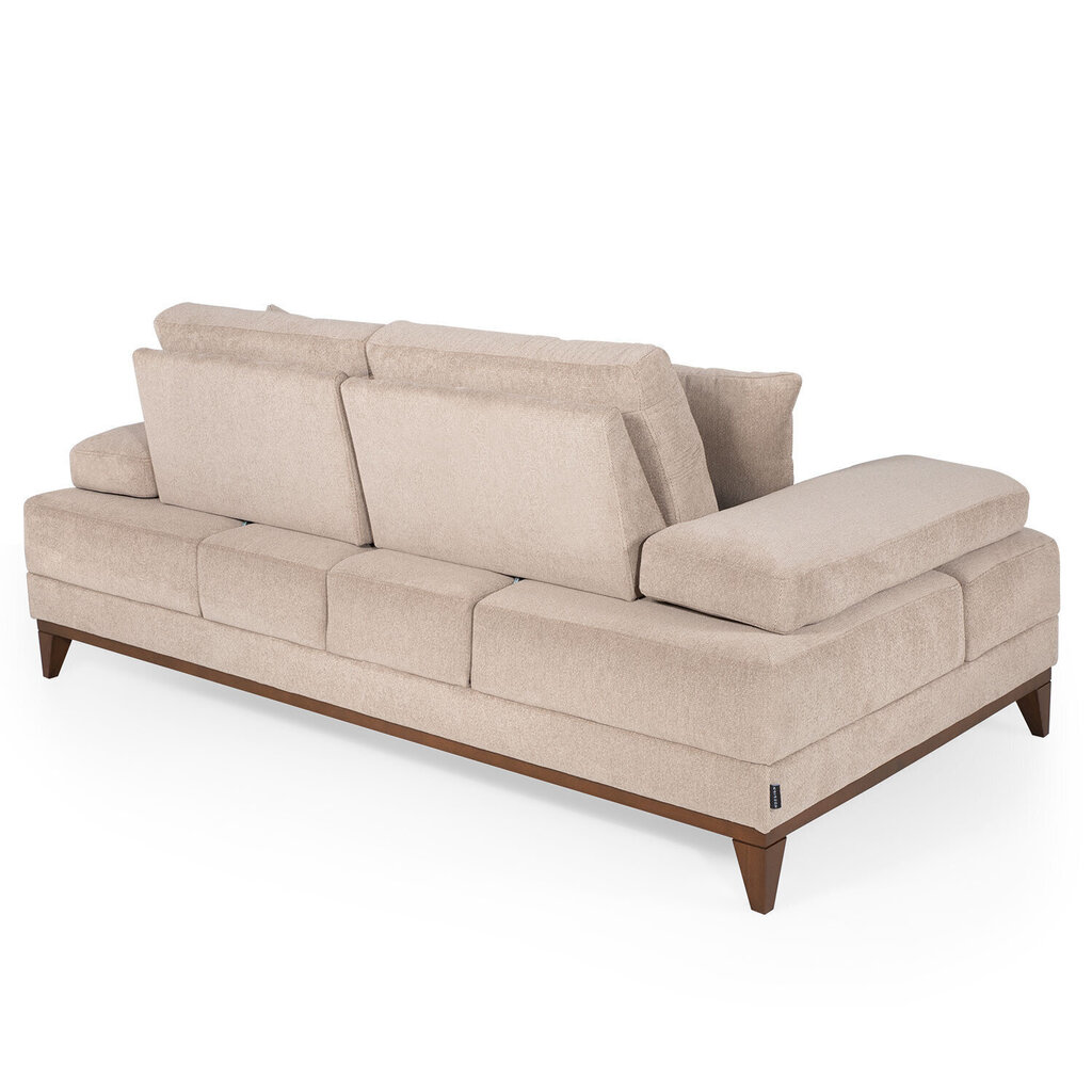 Dvivietė sofa Kalune Design Sonya, smėlio spalvos цена и информация | Sofos | pigu.lt