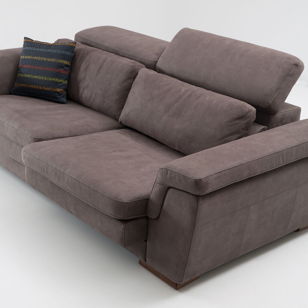 Trivietė sofa Kalune Design Mardini, pilka kaina ir informacija | Sofos | pigu.lt