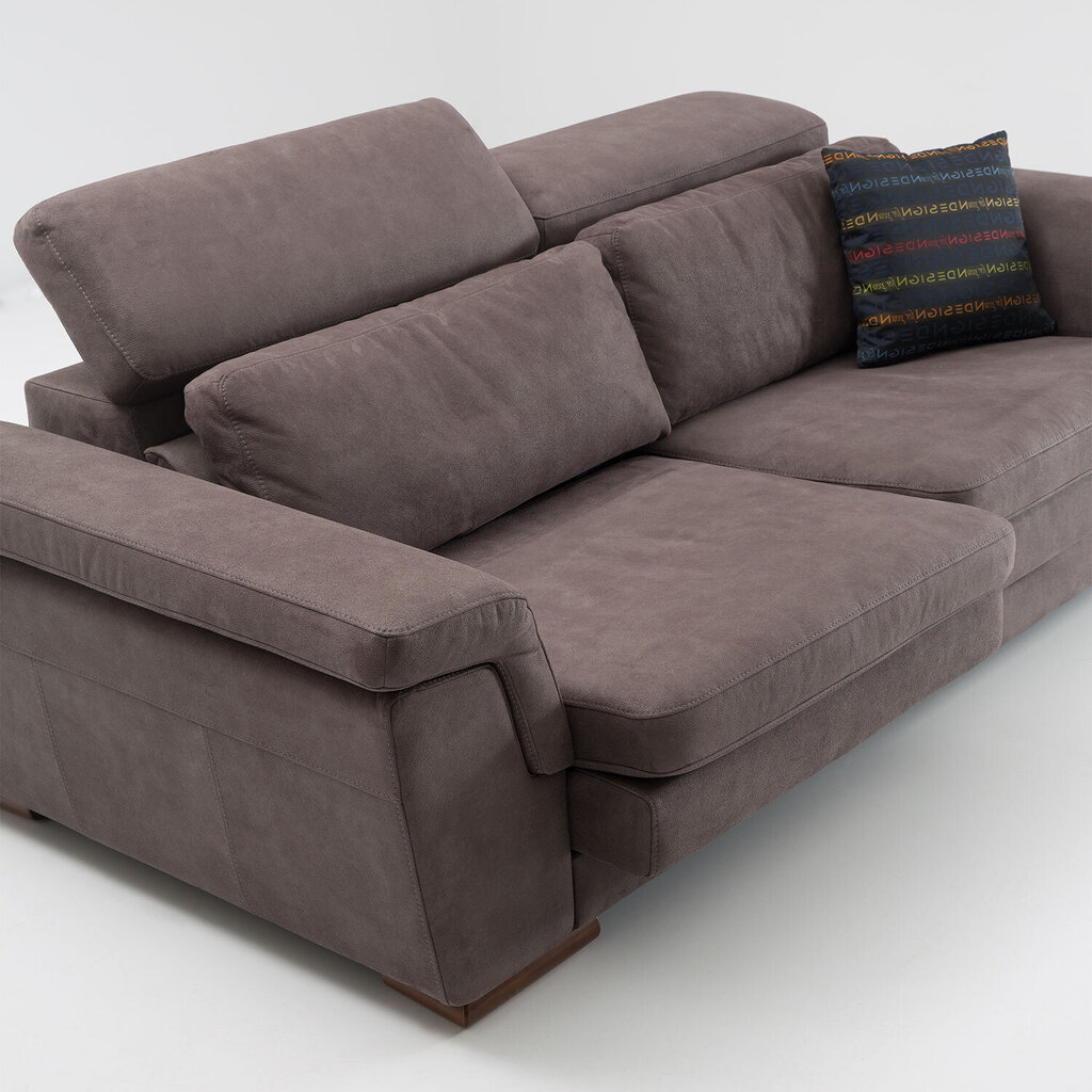 Trivietė sofa Kalune Design Mardini, pilka kaina ir informacija | Sofos | pigu.lt