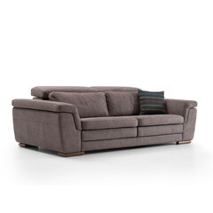 Трехместный диван Kalune Design Mardini, серый цена и информация | Диваны | pigu.lt