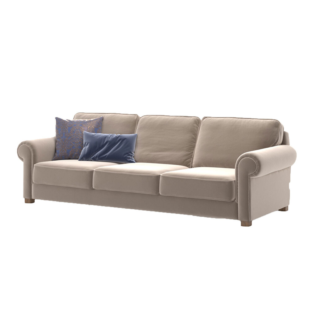 Keturvietė sofa Kalune Design Panama, smėlio spalvos цена и информация | Sofos | pigu.lt