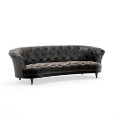 Трехместный диван Kalune Design Dolmabahce, коричневый цена и информация | Диваны | pigu.lt