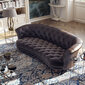 Trivietė sofa Kalune Design Dolmabahce, ruda kaina ir informacija | Sofos | pigu.lt