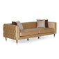 Keturvietė sofa Kalune Design Olympus, smėlio spalvos kaina ir informacija | Sofos | pigu.lt