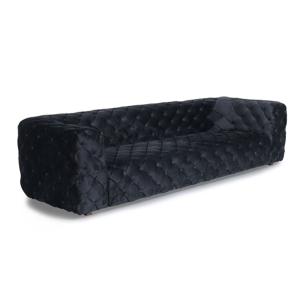 Keturvietė sofa Kalune Design Zeus, juoda kaina ir informacija | Sofos | pigu.lt