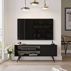 ТВ столик Kalune Design CD1, черный цена и информация | Тумбы под телевизор | pigu.lt