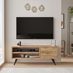 ТВ столик Kalune Design CD1, коричневый цена и информация | Тумбы под телевизор | pigu.lt