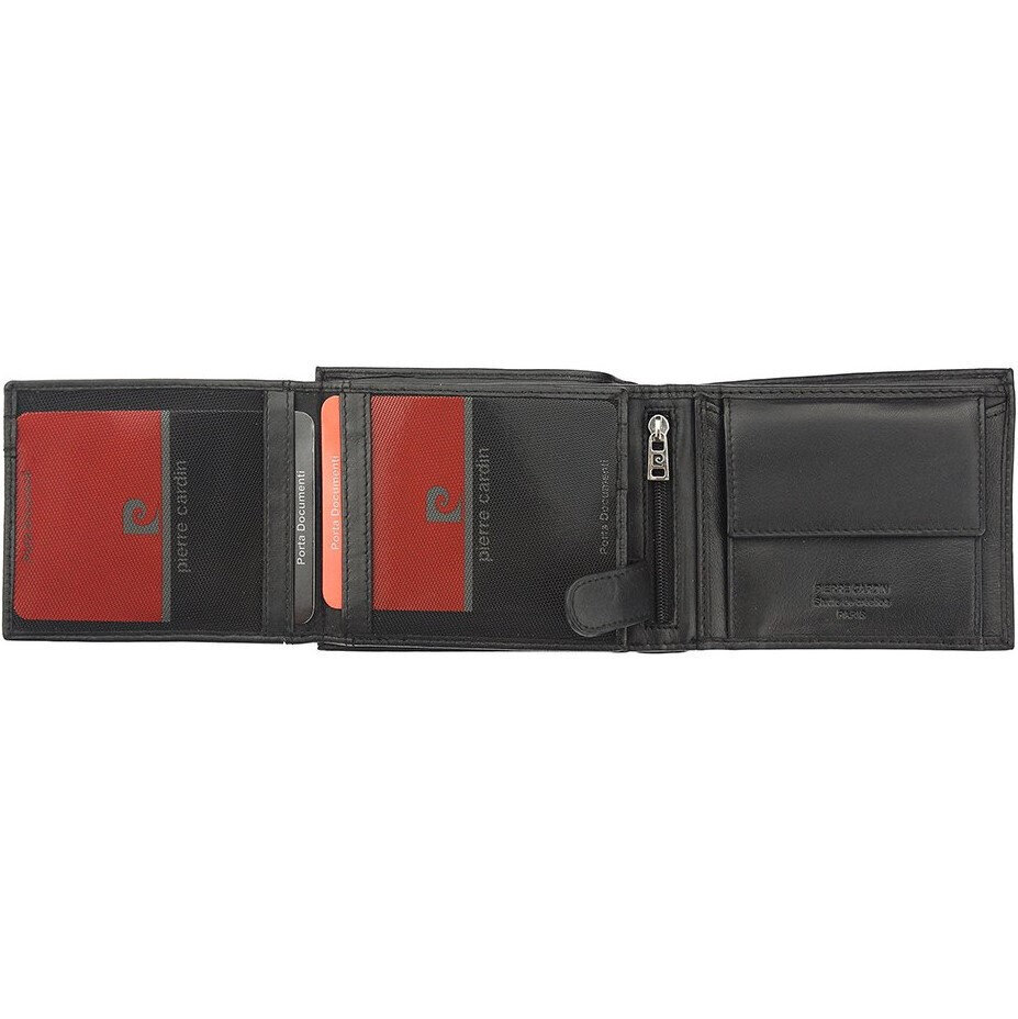 Piniginė vyrams Pierre Cardin Black TILAK38 324NERO kaina ir informacija | Vyriškos piniginės, kortelių dėklai | pigu.lt