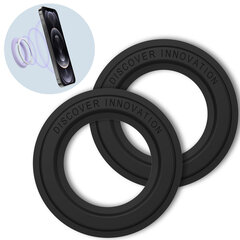 Nillkin SnapHold Magnetic Sticker MagSafe, juodas kaina ir informacija | Telefono laikikliai | pigu.lt