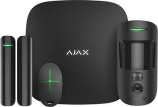 Signalizacijos komplektas Ajax su apsaugos kamera jutiklyje kaina ir informacija | Apsaugos sistemos, valdikliai | pigu.lt