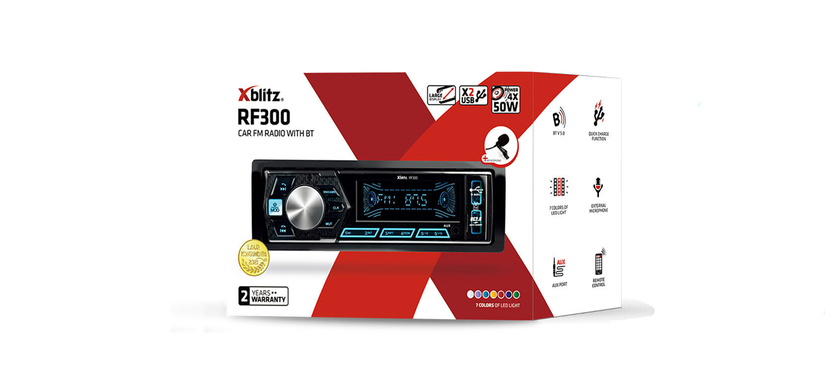 Xblitz RF300 kaina ir informacija | Automagnetolos, multimedija | pigu.lt