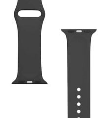 Ремешок Tactical 456 Silicon Strap для Apple Watch 1/2/3/4/5/6/7/SE 38/40/41 мм, черный цена и информация | Аксессуары для смарт-часов и браслетов | pigu.lt