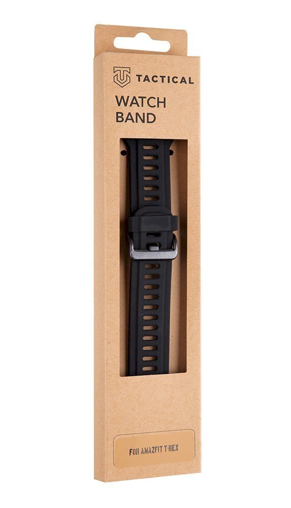 Tactical Watch Band 606 Silicone Black цена и информация | Išmaniųjų laikrodžių ir apyrankių priedai | pigu.lt