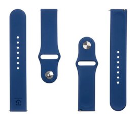 Ремешок Tactical 614 Silicone Band 22 мм, темно-синий цена и информация | Аксессуары для смарт-часов и браслетов | pigu.lt