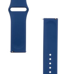 Ремешок Tactical 614 Silicone Band 22 мм, темно-синий цена и информация | Аксессуары для смарт-часов и браслетов | pigu.lt