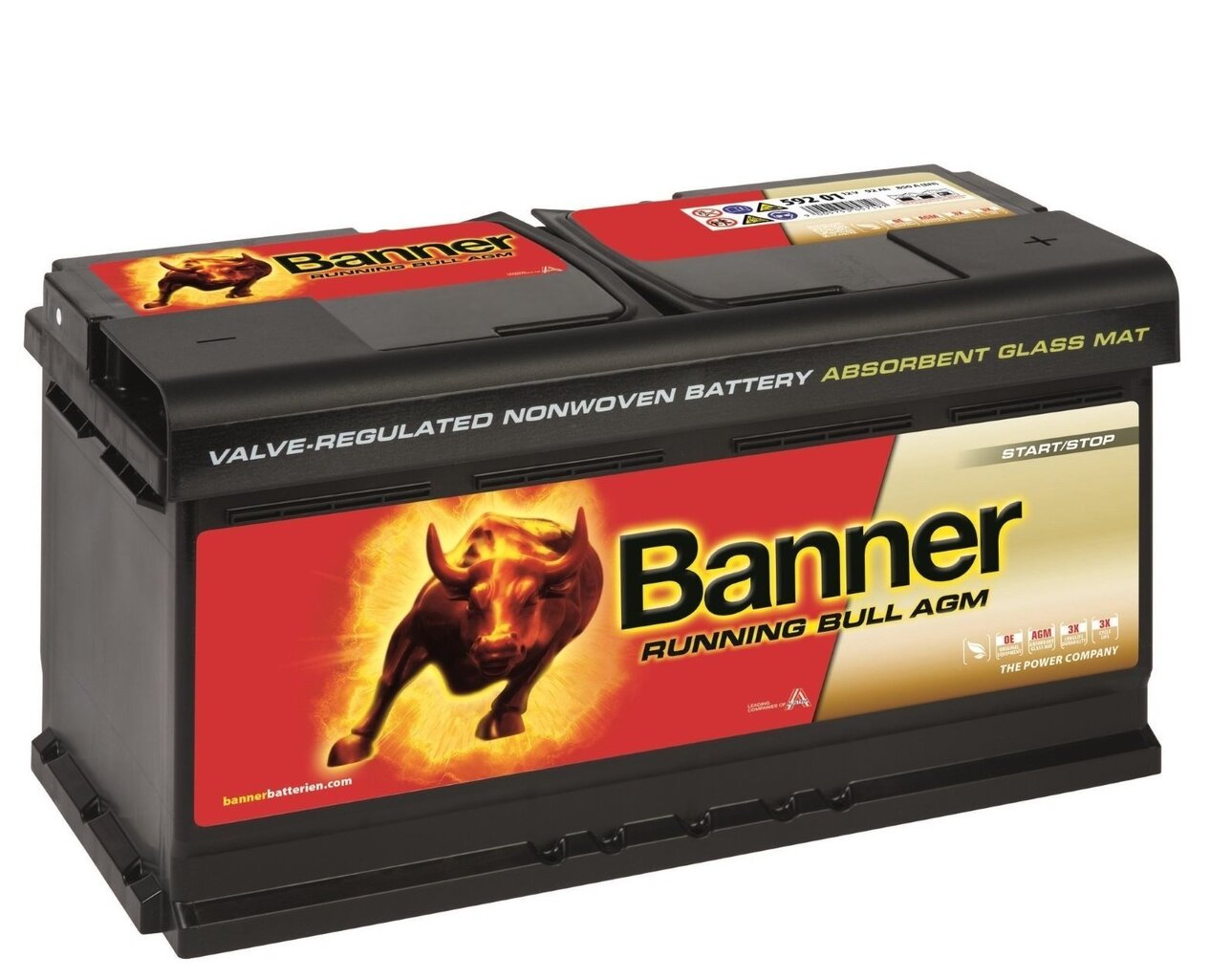 Akumuliatorius Banner Running Bull 92Ah 850A kaina ir informacija | Akumuliatoriai | pigu.lt