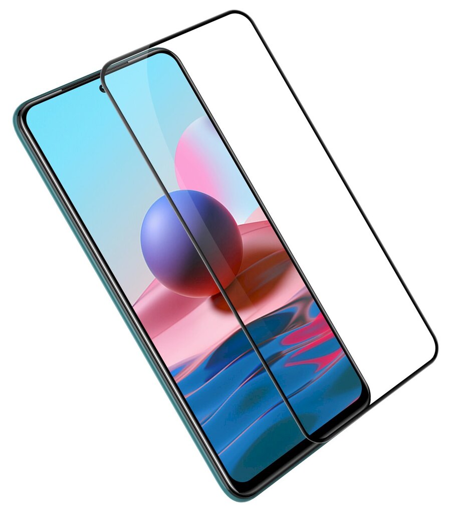 Nillkin Tempered Glass 2.5D CP+ PRO Black for Xiaomi Redmi Note 10 4G/10s kaina ir informacija | Apsauginės plėvelės telefonams | pigu.lt