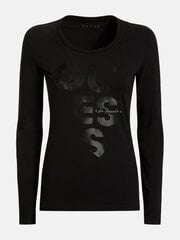Marškinėliai moterims Guess W2RI02J1311-JBLK, juodi цена и информация | Женские футболки | pigu.lt