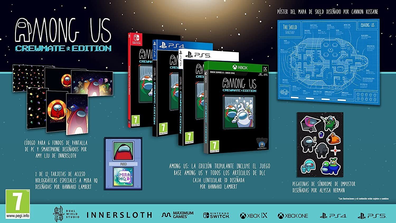 Among Us: Crewmate Edition (Nintendo Switch Game), eng kaina ir informacija | Kompiuteriniai žaidimai | pigu.lt