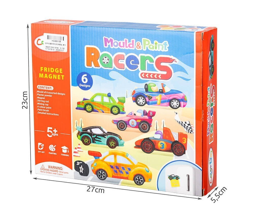 Magnetai – DIY – automobiliai цена и информация | Žaislai berniukams | pigu.lt
