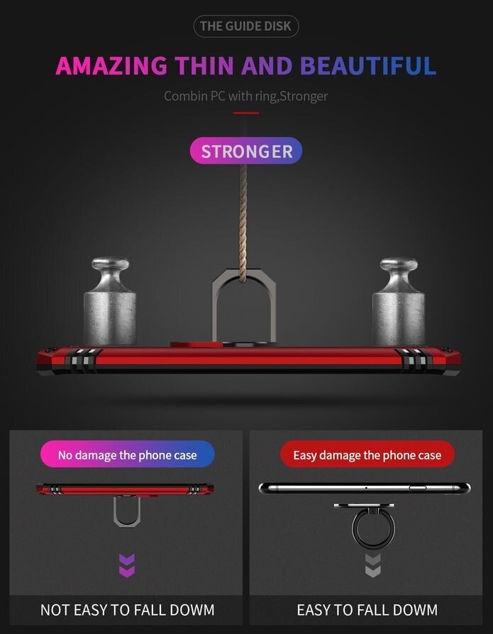 Atsparus smūgiams telefono dėklas Iphone XR, rožinis kaina ir informacija | Telefono dėklai | pigu.lt