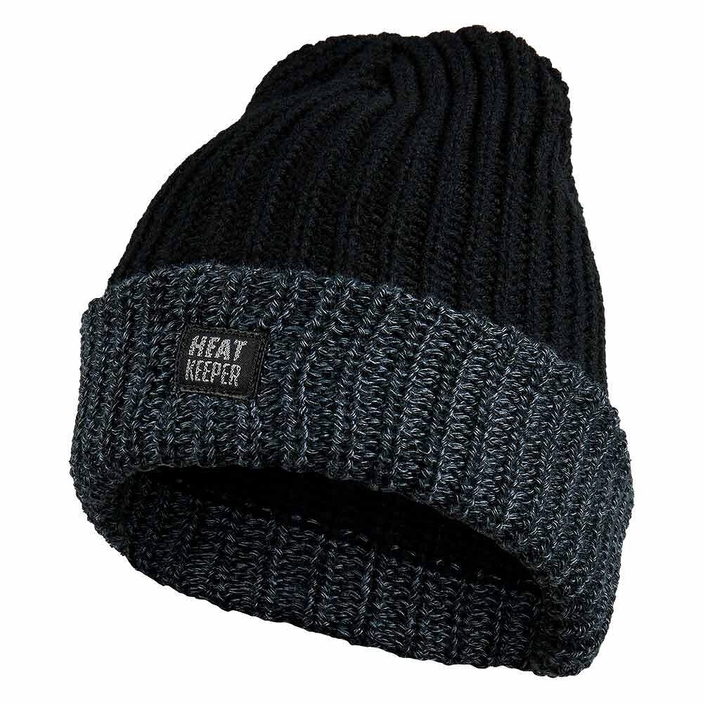 Žieminė kepurė vyrams Heat Keeper, juoda kaina ir informacija | Vyriški šalikai, kepurės, pirštinės | pigu.lt