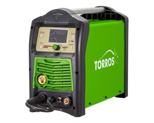Pusiau automatinis suvirinimo aparatas Torros MIG200 Pulse LCD M2008 kaina ir informacija | Suvirinimo aparatai, lituokliai | pigu.lt