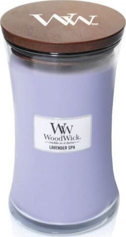WoodWick kvapioji žvakė Lavender Spa, 609,5 g kaina ir informacija | Žvakės, Žvakidės | pigu.lt