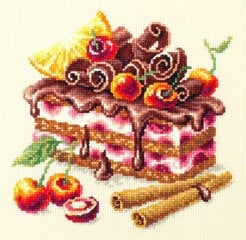 Набор для вышивания Magic Needle «Cherry Cake» 120-072 цена и информация | Принадлежности для вышивания | pigu.lt
