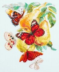 Набор для вышивания Magic Needle «Butterflies and Pears» 130-051 цена и информация | Принадлежности для вышивания | pigu.lt