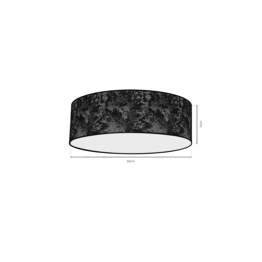 Milagro lubinis šviestuvas Satino Silver kaina ir informacija | Lubiniai šviestuvai | pigu.lt