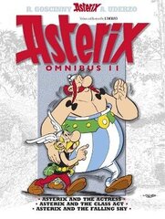 Asterix: Asterix Omnibus 11: Asterix and The Actress, Asterix and The Class Act, Asterix and The Falling Sky kaina ir informacija | Užsienio kalbos mokomoji medžiaga | pigu.lt