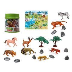 Gyvūnų figūros Jungle, 22 vnt. kaina ir informacija | Žaislai berniukams | pigu.lt