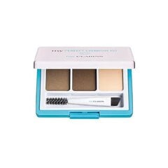 Antakių paletė Clarins My Clarins Perfect 3.5 g, 02 Medium To Deep kaina ir informacija | Antakių dažai, pieštukai | pigu.lt