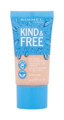 Увлажняющая основа для макияжа Rimmel Kind & Free, 30 мл цена и информация | Пудры, базы под макияж | pigu.lt