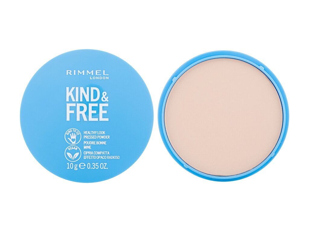 Kompaktinė pudra Rimmel London Kind & Free Pressed Powder Fair, 10g kaina ir informacija | Makiažo pagrindai, pudros | pigu.lt