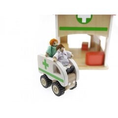 Деревянный макет мини-больницы Masterkidz цена и информация | Игрушки для малышей | pigu.lt