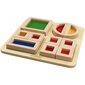 Vaivorykštės blokų rinkinys Pažvelkite į pasaulį Masterkidz spalvomis цена и информация | Žaislai kūdikiams | pigu.lt