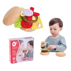 Pusryčių rinkinys ,,Hamburger" ,,Classic World" kaina ir informacija | Žaislai mergaitėms | pigu.lt