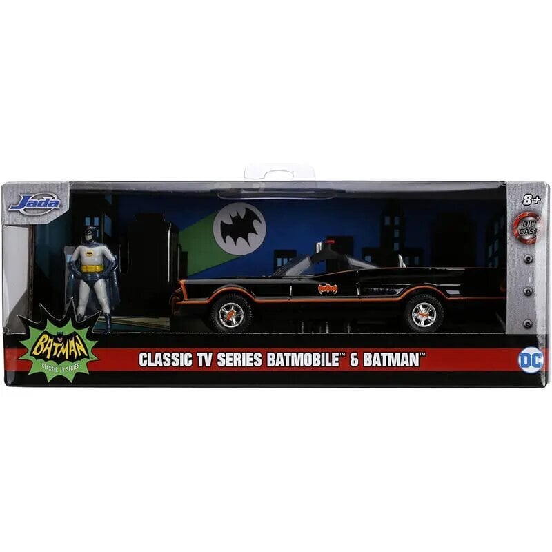 Automobilis su figūrėliu rinkiniu DC Comics Batman Batmovil Metal 1966 kaina ir informacija | Žaislai berniukams | pigu.lt