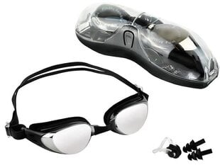 Plaukimo akiniai, juodi kaina ir informacija | Plaukimo akiniai | pigu.lt