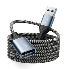 Удлинительный кабель Joyroom USB 2.0 (гнездо) - USB (штекер), 2 м, серый (S-2030N13) цена и информация | Кабели для телефонов | pigu.lt