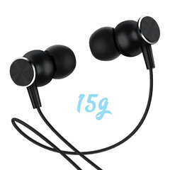 USB-наушники Joyroom EarBuds Type C JR-EC04, черные цена и информация | Теплая повязка на уши, черная | pigu.lt