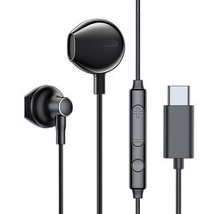 Joyroom In-Ear USB Type C JR-EC03 Black цена и информация | Наушники | pigu.lt