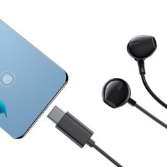 Joyroom In-Ear USB Type C JR-EC03 Black цена и информация | Теплая повязка на уши, черная | pigu.lt