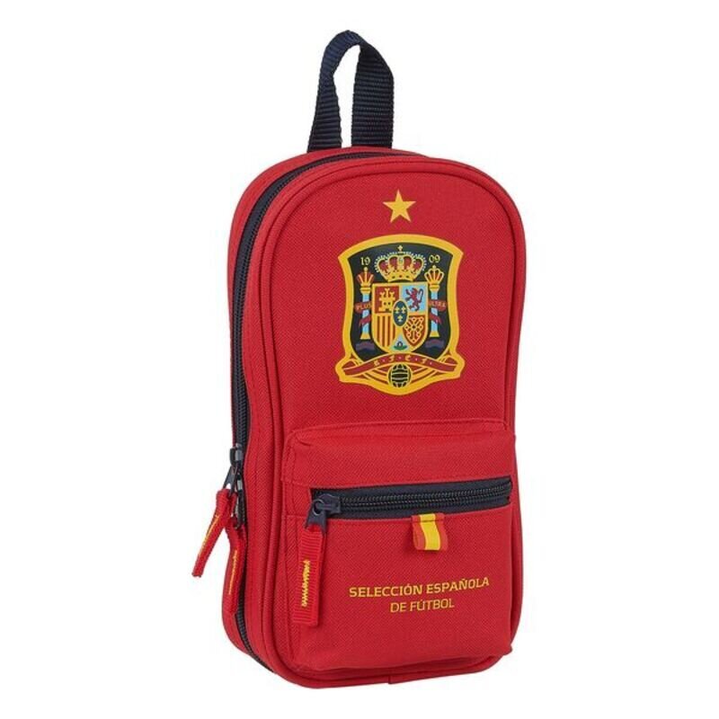 Kuprinė su pieštukų dėklu Rfef, 5 L, raudona kaina ir informacija | Kuprinės mokyklai, sportiniai maišeliai | pigu.lt
